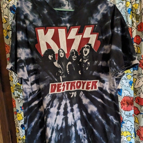 Kiss Band tye dye shirt - Picture 1 of 3